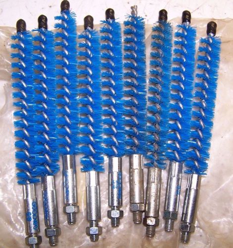 9) new goodway gtc-211-5/8 blue nylon brushes cleaning brush for 5/8&#034; tube for sale