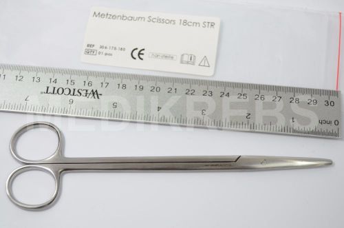 Metzenbaum scissors  &#034;krebs&#034; straight 18 cm german steel for sale