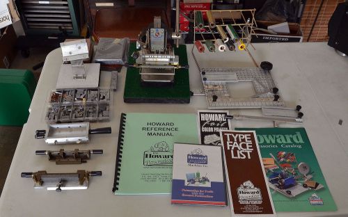 Howard personalizer 150 hot stamping system &amp; accessories for sale