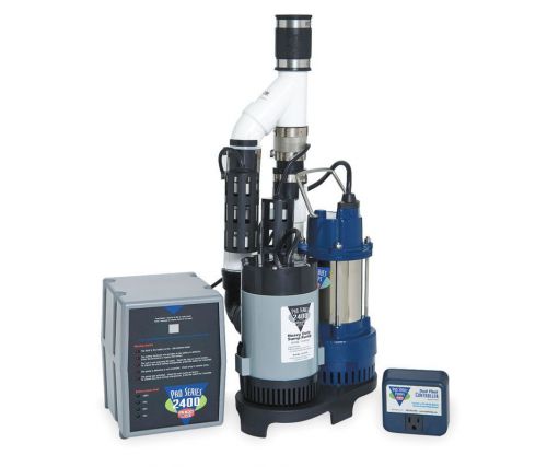 Pro Series PS-C33 - 1/3 HP Combination Primary &amp; Backup Sump Pump System (PLT32)