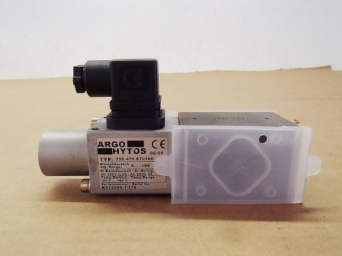 ARGO HYTOS 336 470 870160 VALVE (NEW)