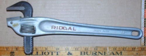 Ridgal aluminum heavy duty 14&#034; 90° offset pipe wrench - &#034;ridgid&#034; for sale