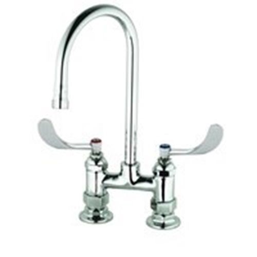 T&amp;S Brass B-0328-CR-VF05 Pantry Faucet double deck mount pedestal