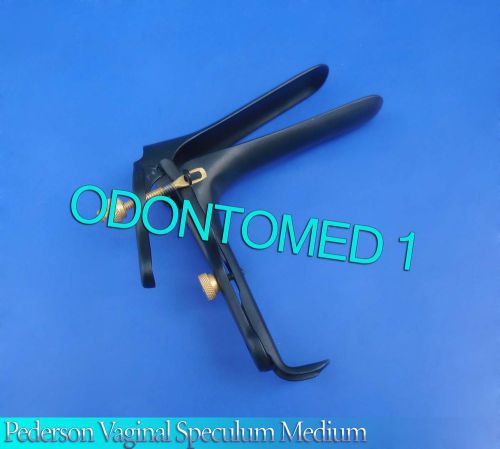 BLACK COATED PEDERSON (M ) VAGINAL SPECULUM