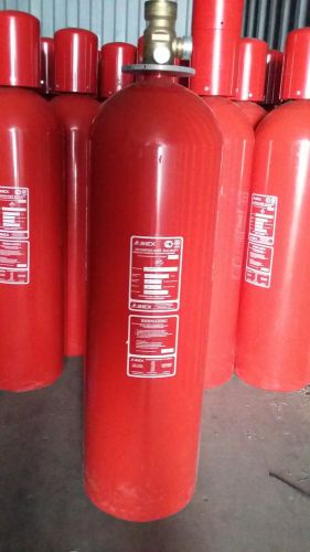 Cylinder for SIEX-HC fixed extinguishing systems using halogenated gases