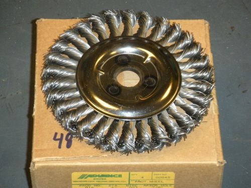 ADVANCE Wire Brush / Wheel 6&#034; KNOT Style Wheel - NEW!!! PN: 00845