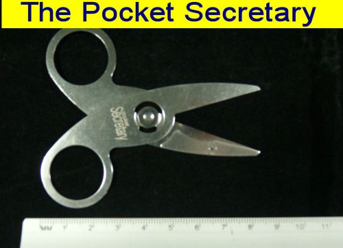 1 Pair of Japanese Made Scissors &#034;The Pocket Secretary&#034; 2mm thick Ideal for work