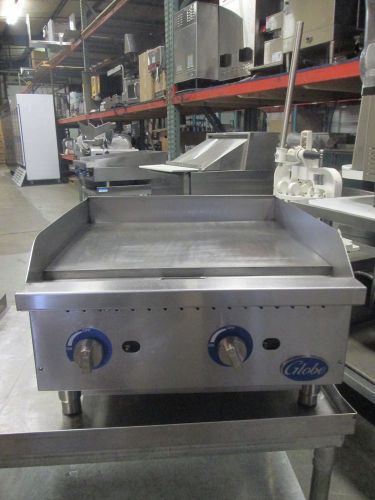 Globe - gg24g - 24&#034; gas griddle flat top grill for sale