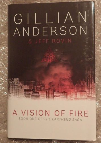 GILLIAN ANDERSON - A VISION OF FIRE Signed Limited &amp; Numbered 1/1st Edition HB