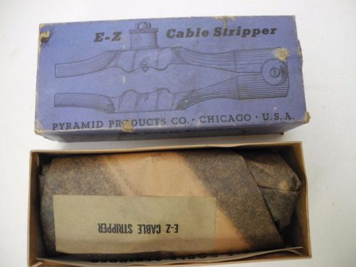 Vintage E-Z Cable Stripper by Pyramid Products Co. Chicago, IL New in Box