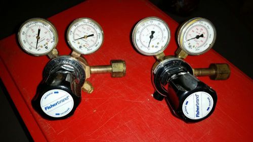 Two FISHERBRAND Pressure Regulator ML10-572-E 0-4000 PSI Lab Bio Chemistry