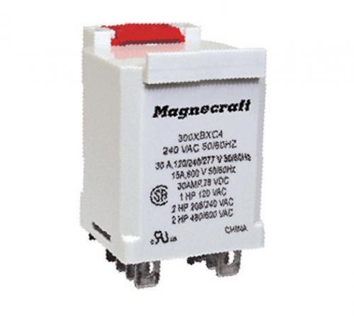 Magnecraft 300xbxc4-120a electromechanical relay 110/120vac 1.27kohm 30a dpdt for sale