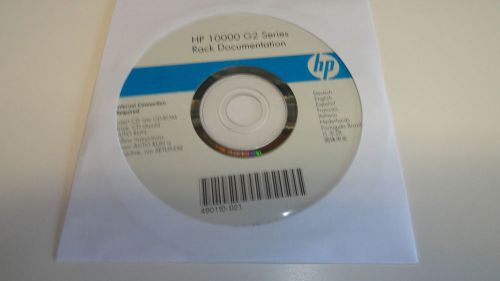 CC9: HP 10000 G2 Series Rack Documentation CD