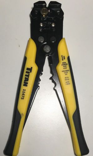 Titan 11475 self adjusting wire stripper...free shipping!!! for sale