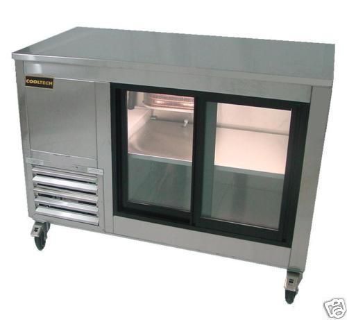 Cooltech stainless steel back bar display cooler 72&#034; for sale