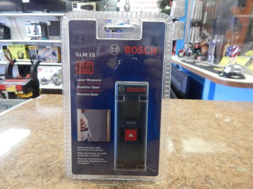 BRAND NEW Bosch GLM 15 50-ft Metric and SAE Laser Distance Measurer