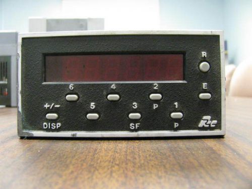 Red Lion: GEM2 6 Digit Digital Counter  5 A Resistive, 1/8 HP 120 VAC Inductive