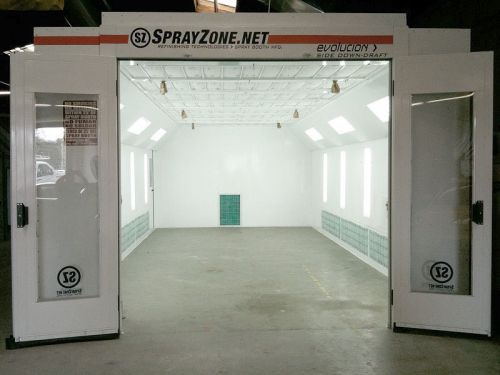 Paint spray booth evolution side down draft  (made in u.s.a.) for sale