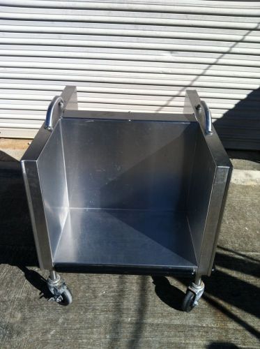 DELFIELD TRAY DISPENSER MOBILE CART DISHES PLATES TOOL CART STAINLESS STEEL