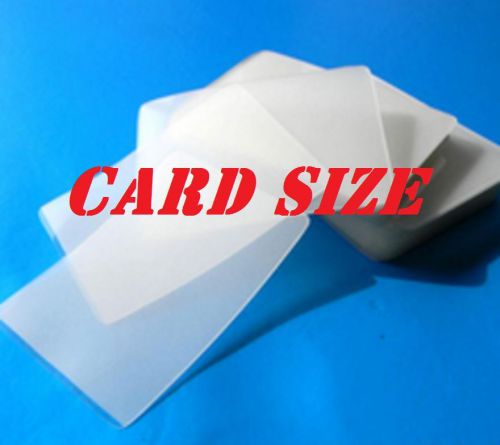 50 card size 10 mil laminating laminator pouches sheets 2-5/8 x 3-7/8 for sale