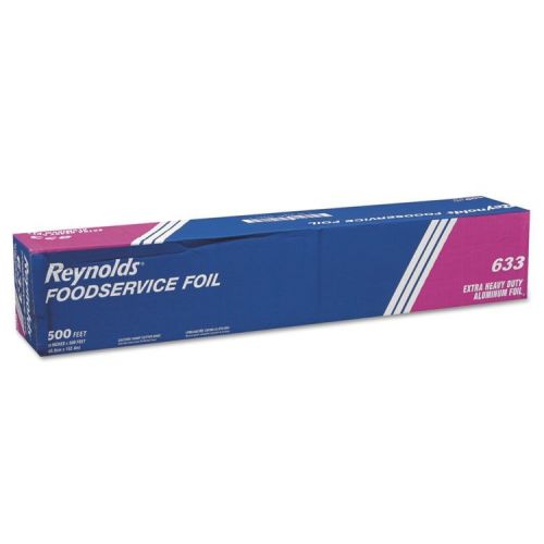 Extra Heavy-Duty Aluminum Foil Roll, 24&#034; X 500 Ft, Silver