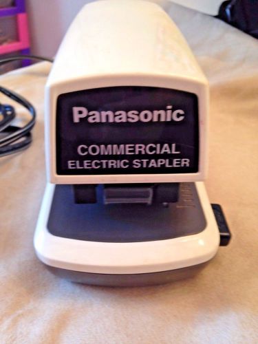 Panasonic commercial electric stapler model as-300n with adjustable margins for sale