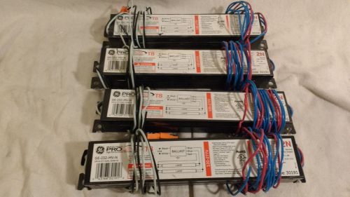 Lot of 4 Used General Electric GE-232-MV-N Ballasts