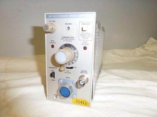 Tektronix AM503 Current Probe Amplifier TM500  Mainframe Plug-in