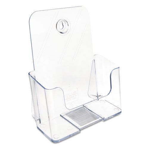 DocuHolder for Countertop or Wall Mount Use 6-1/2w x3-3/4dx7-3/4h Clear [3 PACK]