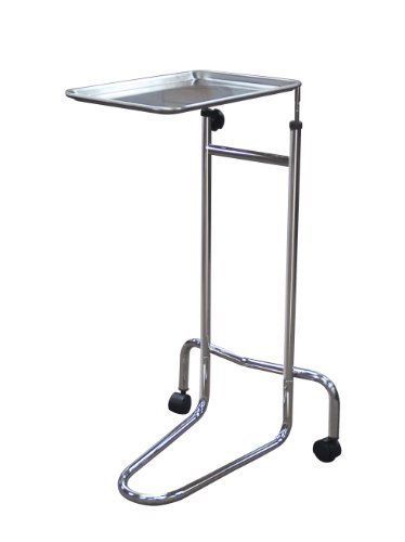 New surgical lab table medical instrument stand chrome healthcare cart for sale