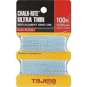 Tajima PL-ITOS Chalk-Rite Premium Grade Ultra Thin Nylon Line 0.5 mm Thick by...