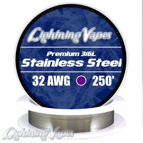 32 AWG Stainless Steel Wire 316L 0.20mm - 250&#039;