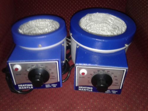 SET OF LABORATORY HEATING MANTLE 250ML+ 500ML WITH 110 VOLTS, BEST QUALITY