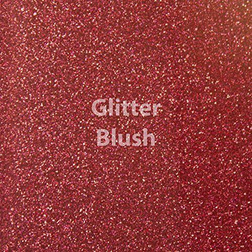 Siser Glitter Heat Transfer Vinyl 20&#034; x 12&#034; Sheet (Blush)