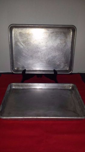 Two (2 ) Vollrath - 5220 - Quarter Size Aluminum Sheet Pan 9x13