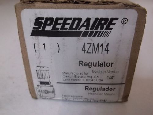SPEEDAIRE 4ZM14 AIR REGULATOR 300 PSI 1/4&#034; NPT *NEW IN BOX*