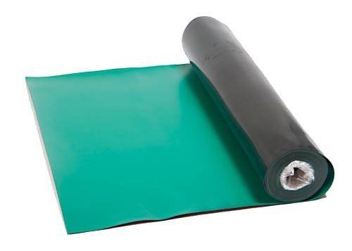 Bertech Rubber ESD Soldering Mat Roll, 2&#039; Wide x 10&#039; Long, Green