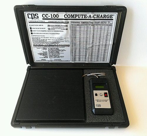 CPS Model CC-100 Compute a Charge Refrigerant Scale USED