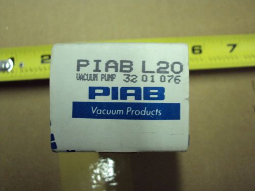 Piab l20 pneumatic venturi vacuum pump for sale
