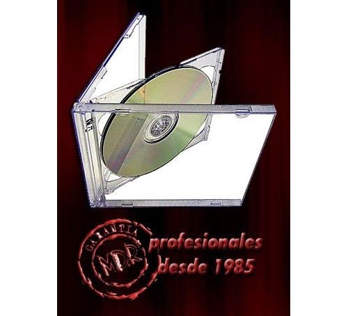 10 Cd Jewel Case Standard Black Tray Dvd Disc Yens Assembled 10.4mm Clear Double