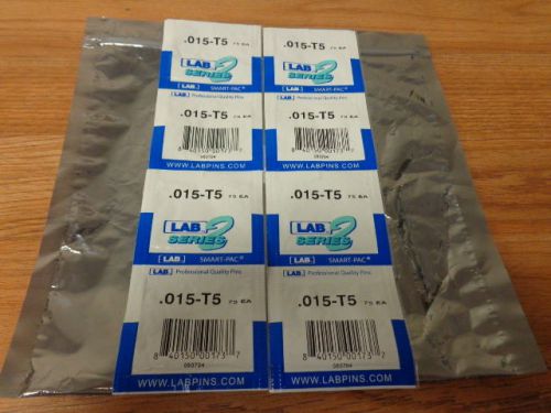 Lot of 8 packs of new smart-pac lab pins labpins .015-t5 professional 600 total for sale
