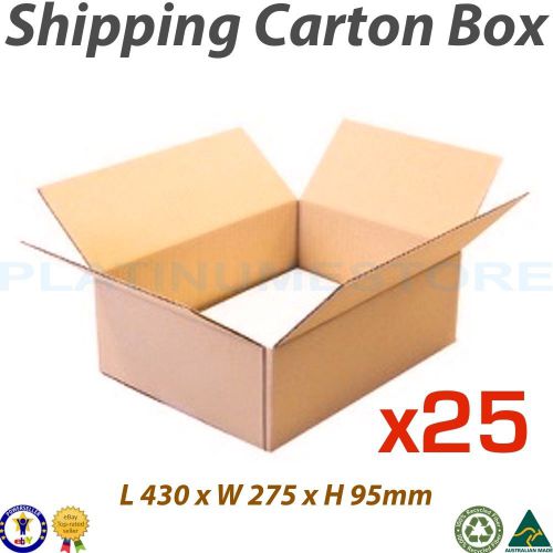 25 x a3 mailing box 430x275x95mm strong cardboard post shipping carton free post for sale
