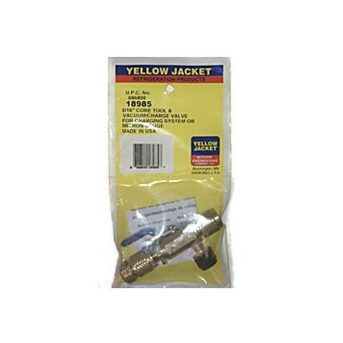 Yellow Jacket 18985 Valve Core Removal Tool with Side Support, 5/16&#034;