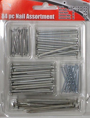 Supply Guru Small Assortment Kits - Most Frequent Repair Needs (84 pc. Nail