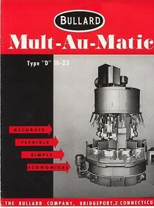 Bullard Brochure for Mult-Au-Matic type D