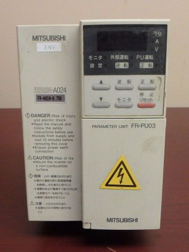 Mitsubishi inverter fr-a024-0.75kp_fra0240.75kp_power 0.75 kwv_usa for sale