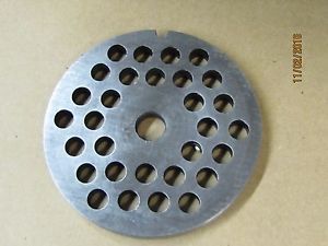 Coarse grind meat grinder plate #32  3/8 inch hole for sale