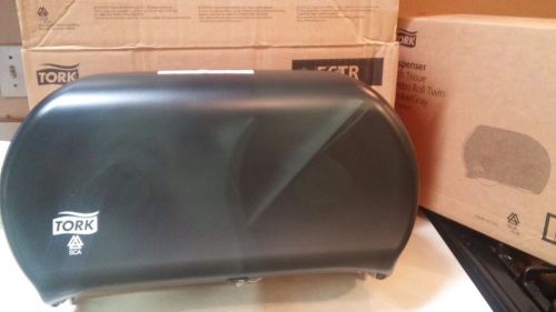 (3) NEW Tork Bath Tissue Dispenser smoke / gray T22 System 56TR