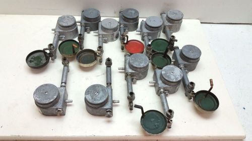 Lot of 11 Hanau Touch-O-Matic Bunsen Burner (N for Mixed/N for Natural Gas)