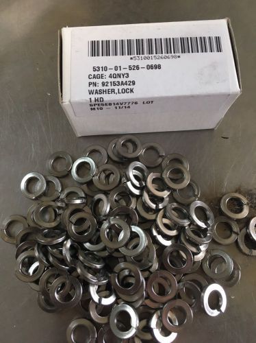 1000ea 316 stainless split locking washers, m8, 8.5mm id, 14.8mm od metric new! for sale